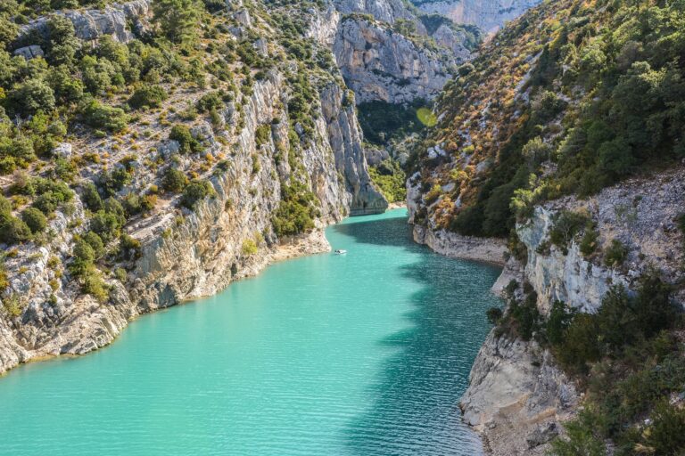 vue des gorges du verdon en Provence